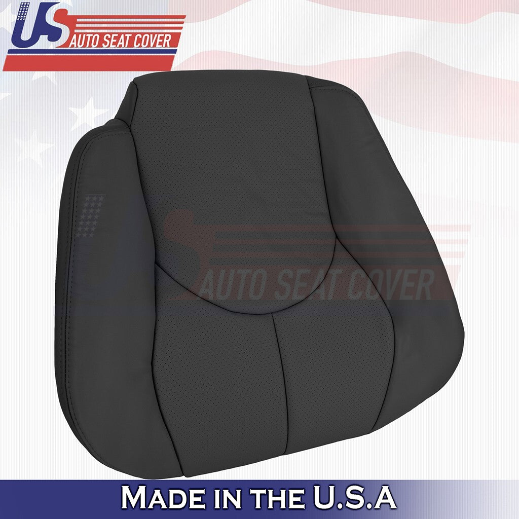 1996 to 2002 Fits Mercedes Benz SL600 RIGHT Bottom & Top Perf Leather Cover BLK