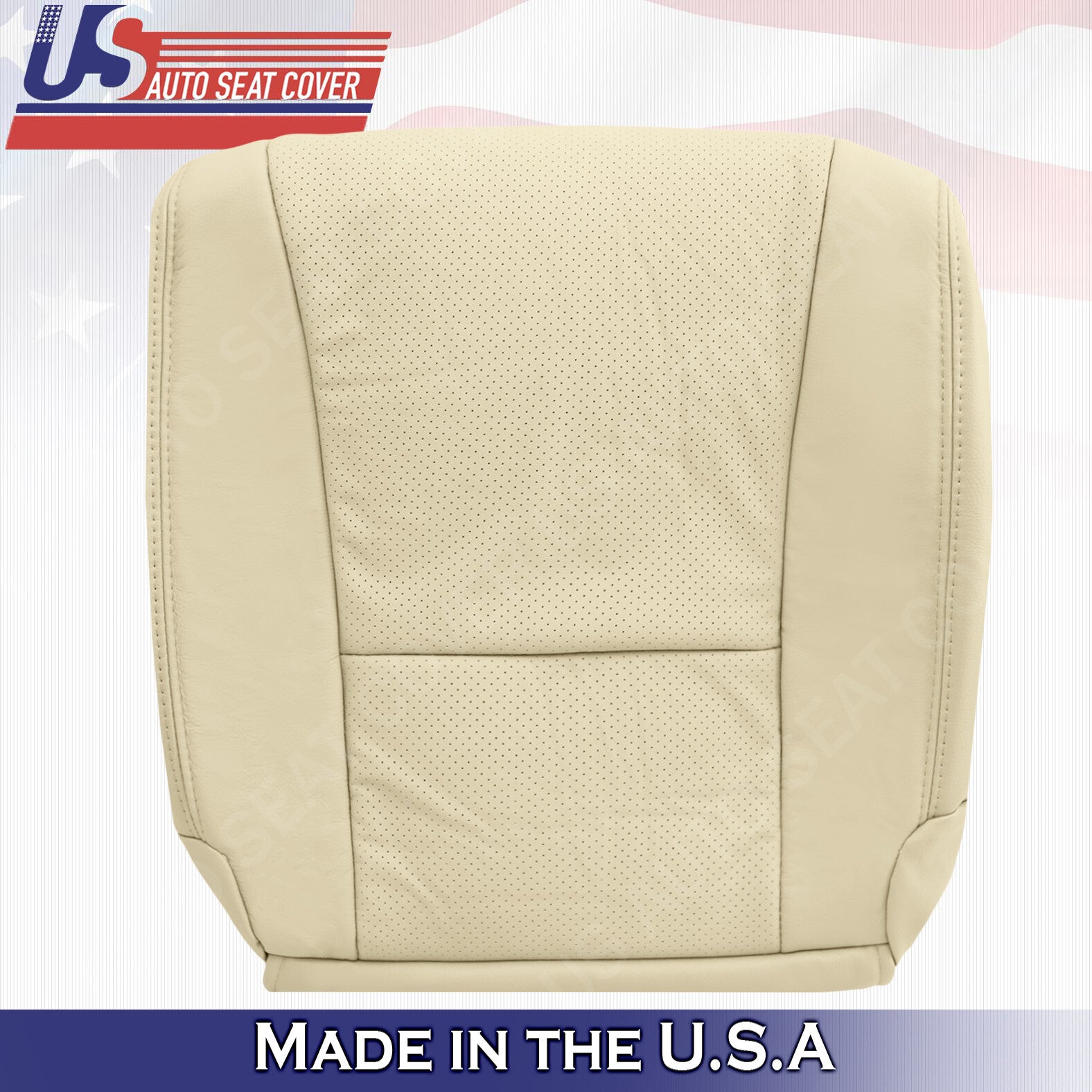 Passenger Bottom Perforated Leather Cover TAN For 2007 2008 2009 Lexus LS460