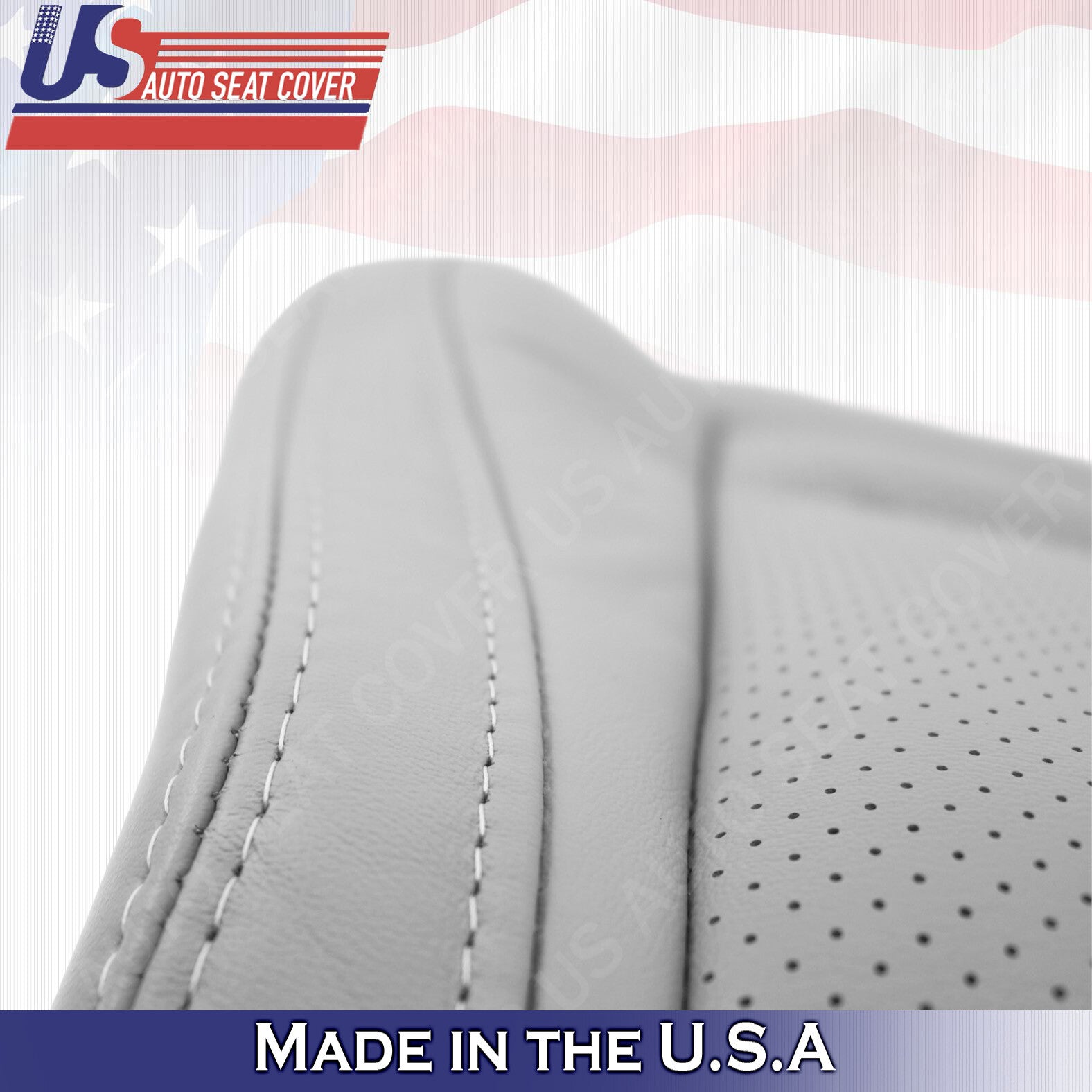2001 2002 2003 Fits Toyota Highlander Driver Bottom Leather Seat Cover Gray