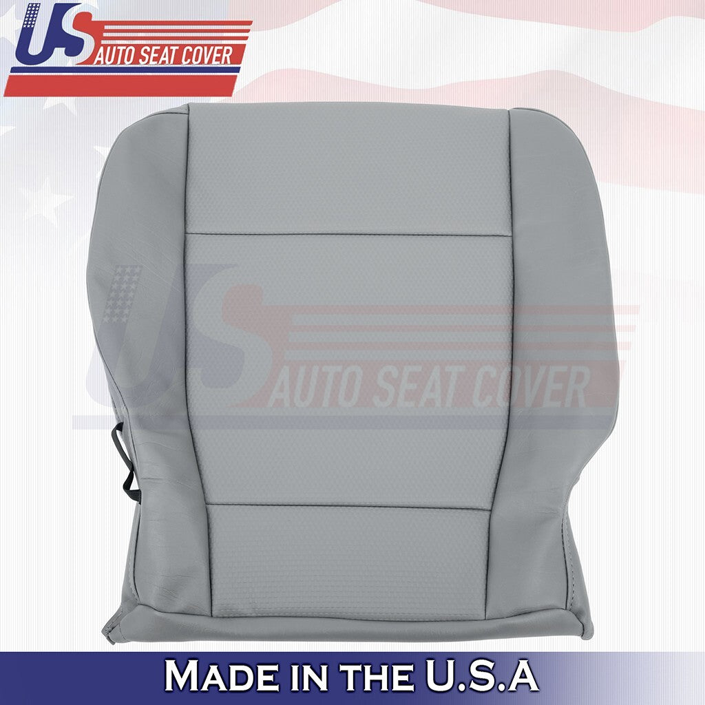 2017 to 2021 Fits Ford F250 XL WT Front Set Bottoms Synthetic Leather Cover Gray
