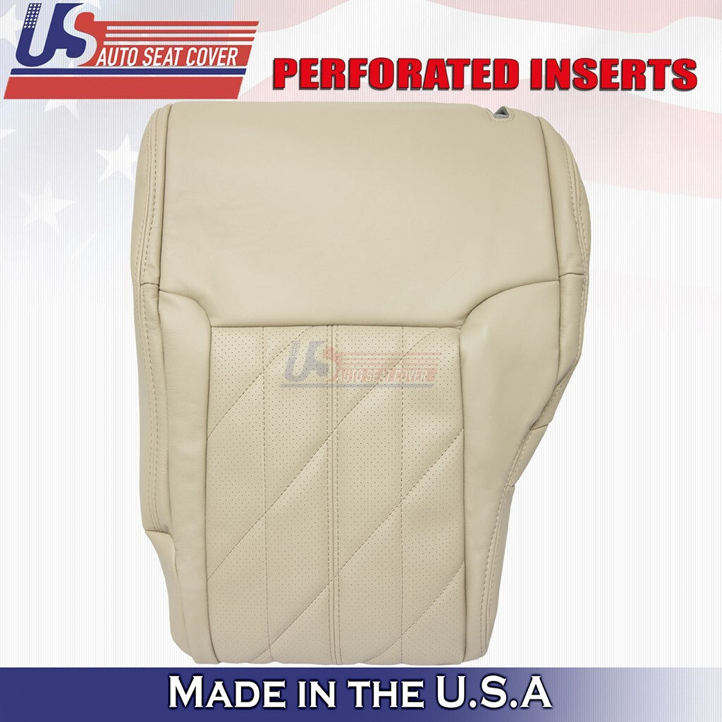 2009 to 2013 Fits Infiniti FX35 FX37 FX50 Rear Tops Leather Seat Cover Tan