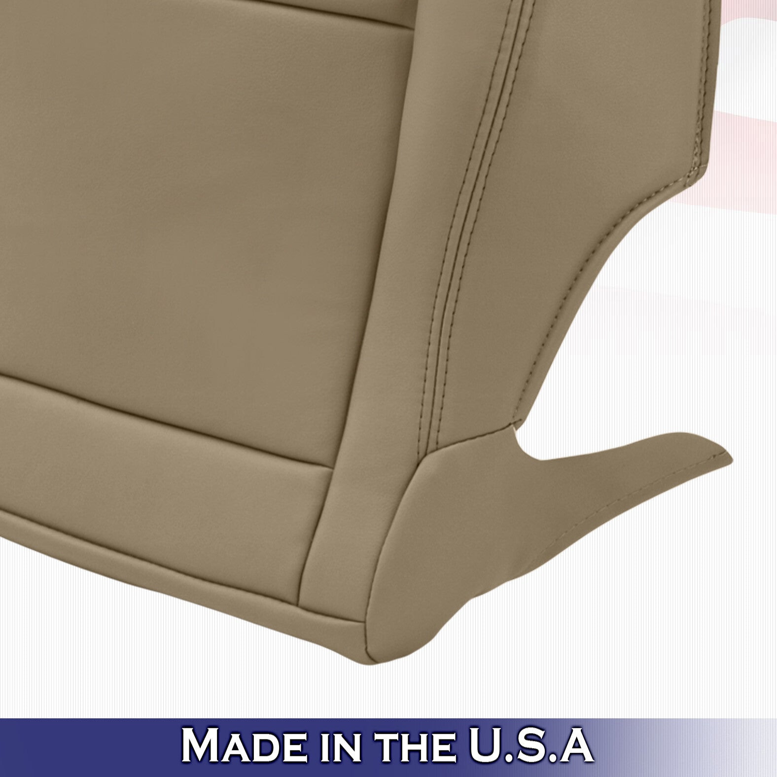 1990 - 1997 Front Driver Bottom Tan Leather Seat Cover Fits Toyota Land Cruiser
