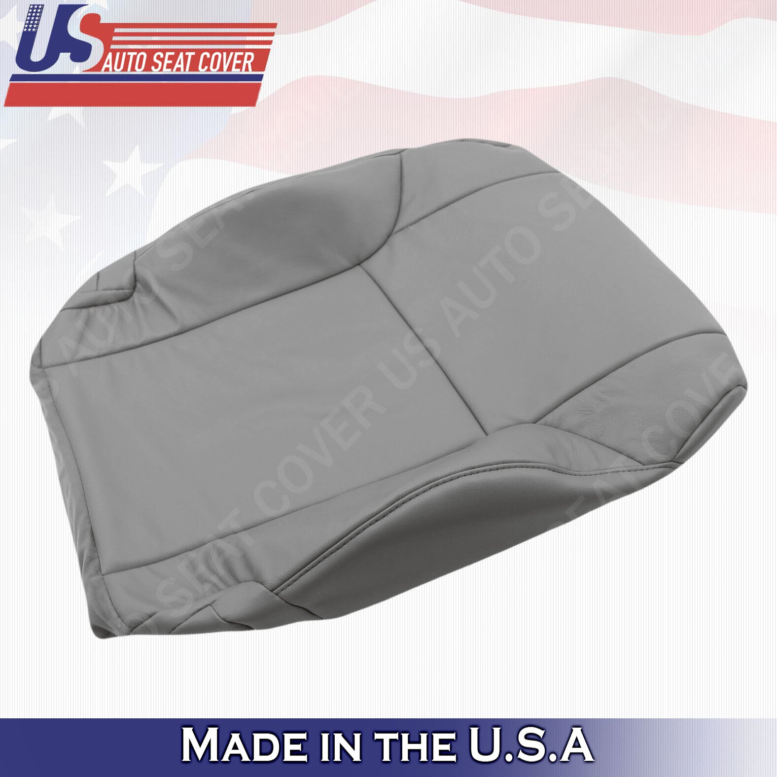 Fits 2009 Toyota 4Runner SR5 Driver Top Leather Seat Cover Replacement Gray