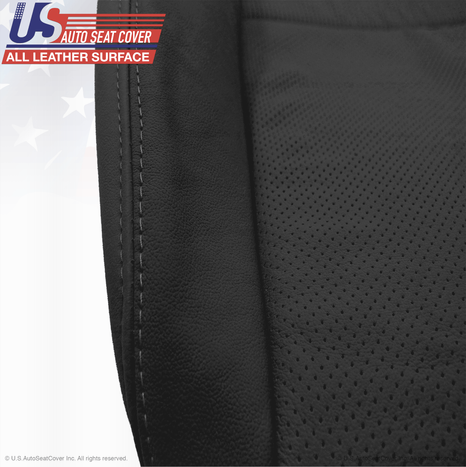 Fit 2008 Acura TL Front Driver Bottom Replacement Cover Perforated Leather Black
