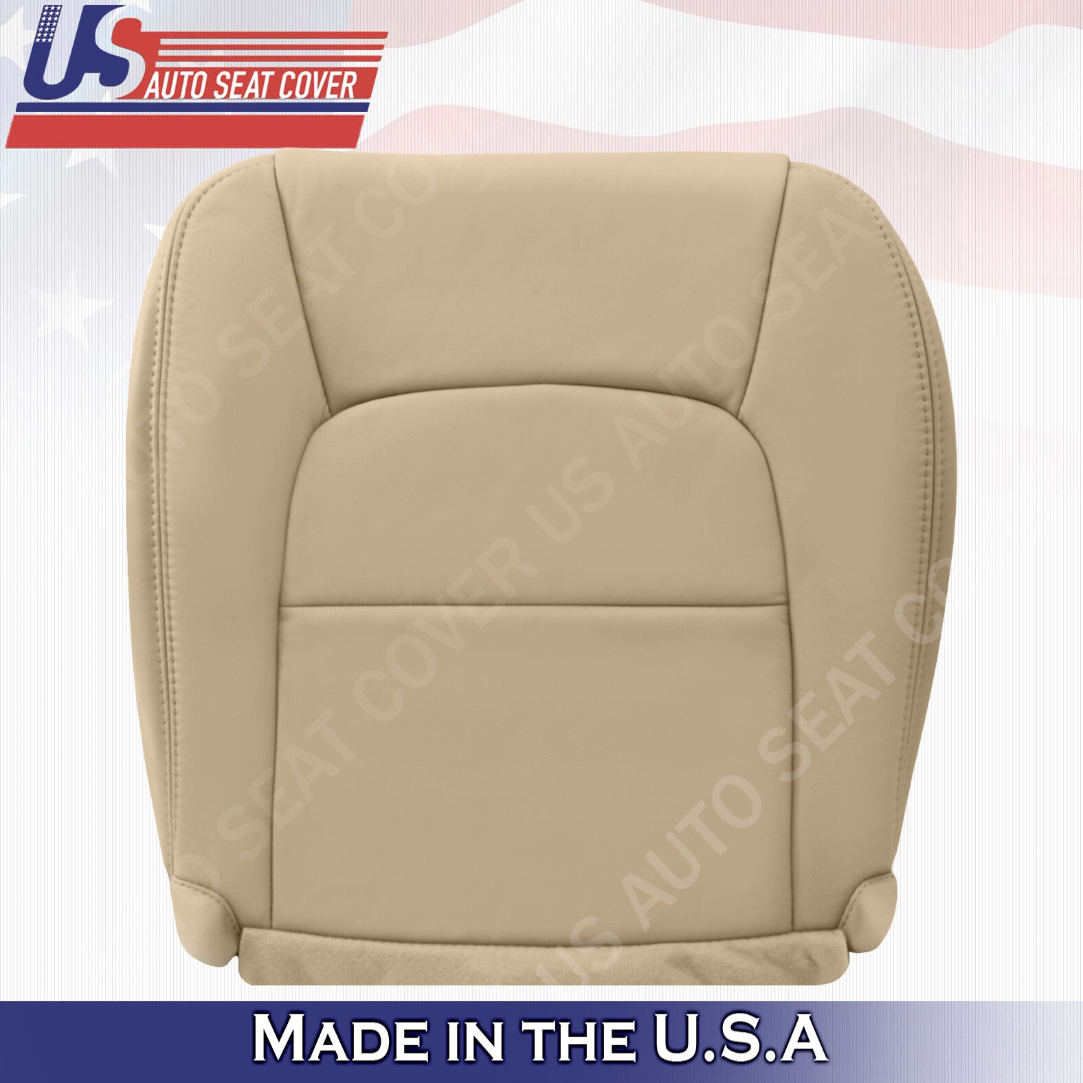 Driver Passenger Bottom Leather Seat Cover in Tan fits 1992-2001 Lexus SC300