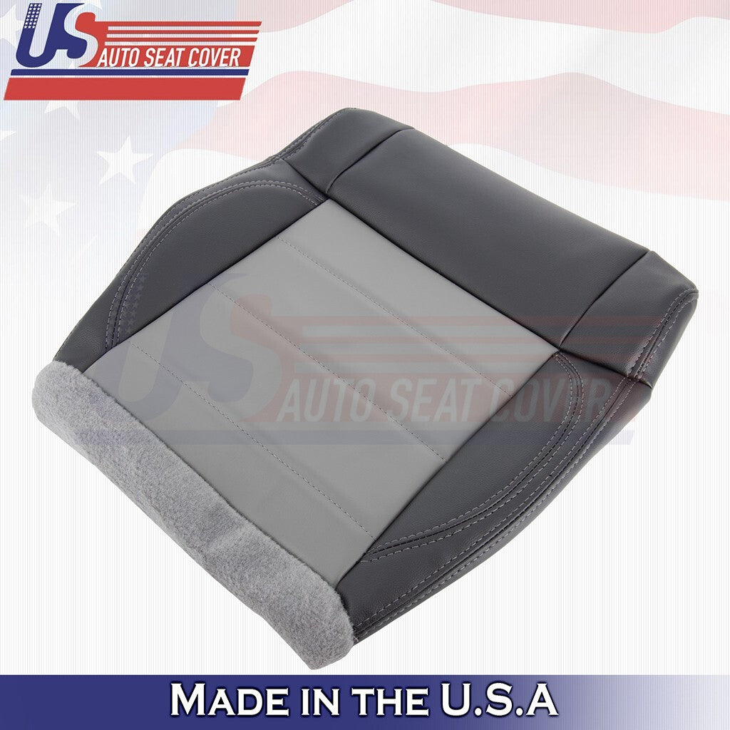 2007 For Jeep Wrangler Passenger Bottom Synthetic Leather Cover Dk/Md Slate Gray