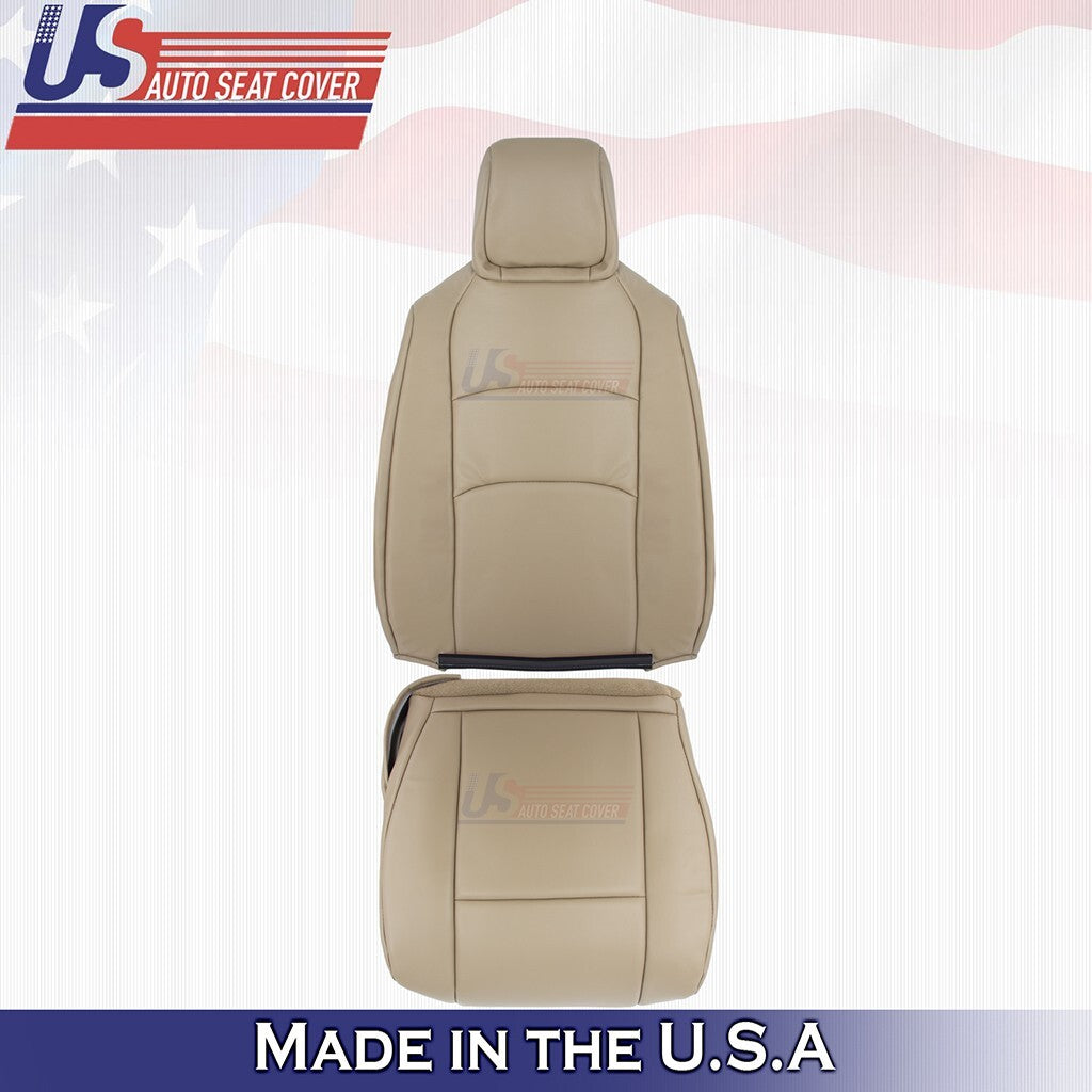 2009 to 2014 Fits Ford E350 E450 E550 Van Driver Bottom & Top Vinyl Cover Tan