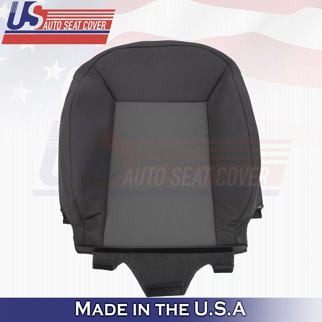 2015-2022 For Ram ProMaster City Driver Passenger Top & Bottom Cloth Cover Black