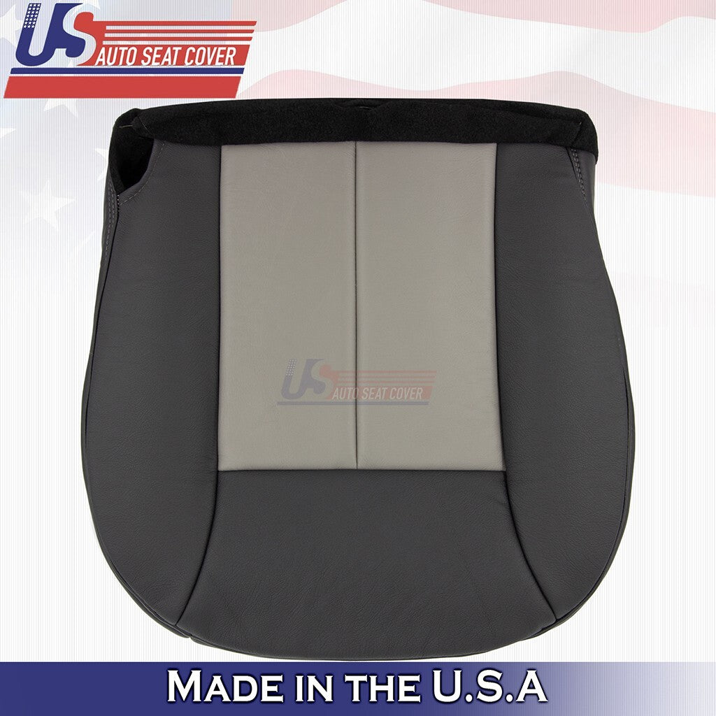 2002 to 2004 For Jeep Grand Cherokee Driver Bottom Leather Seat Cover Gray