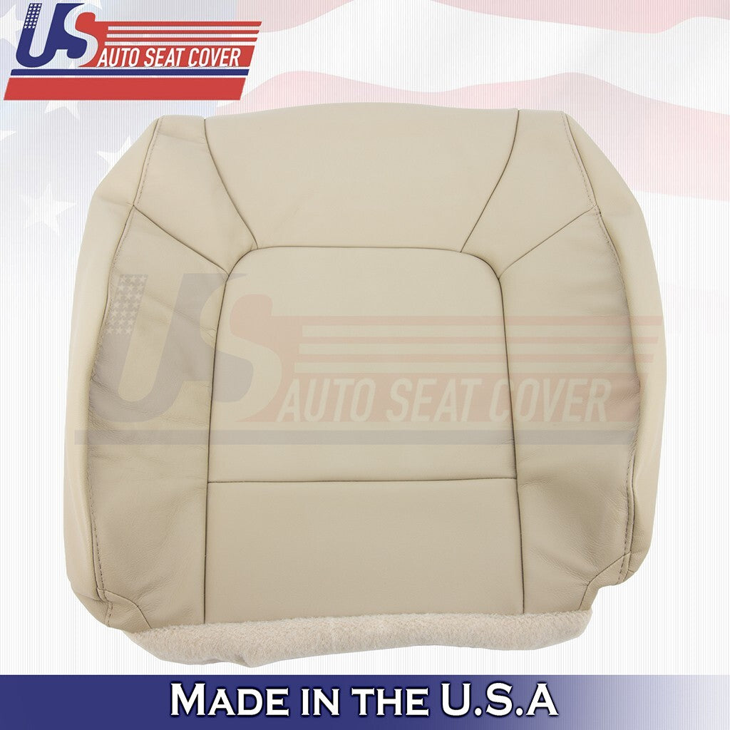 2009 2010 2011 For Honda Pilot Front Driver Top Leather Seat Cover Beige Tan