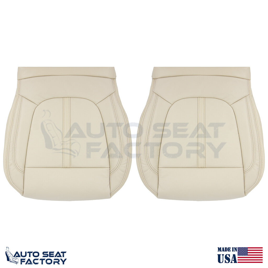 Replacement Driver & Passenger Bottom Seat Covers Fit Lincoln MKZ 2017 - 2020