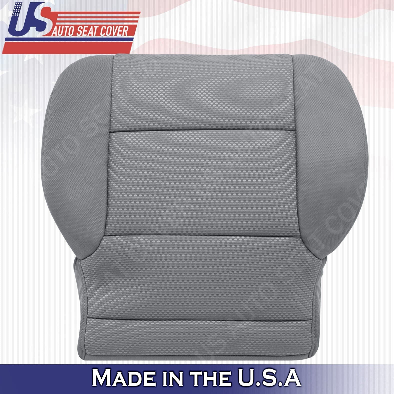 2015 2016 For Chevy Silverado 2500 3500 Passenger Top & Bottom Cloth Covers Gray