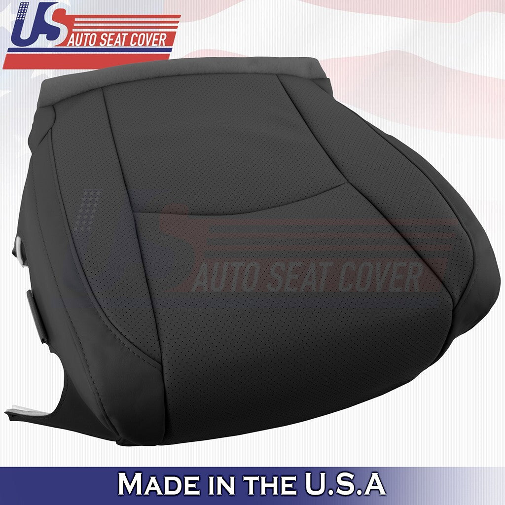 2003 to 2009 For Lexus RX350 Passenger Top&Bottom Synth Leather Perf Cover Black