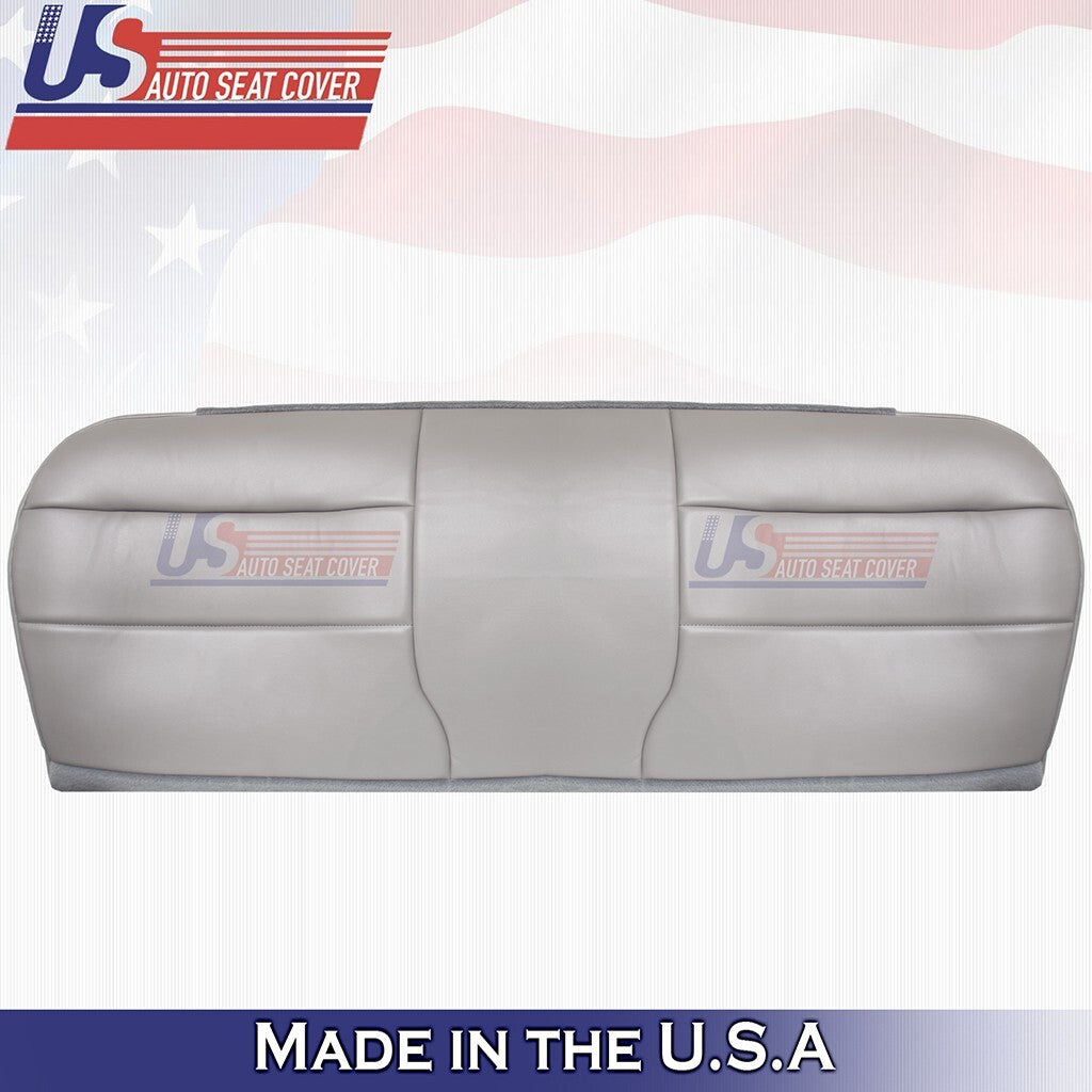 1994 to 1997 Fits Ford F450 XLT Rear Bench Top & Bottom Vinyl Seat Cover Gray