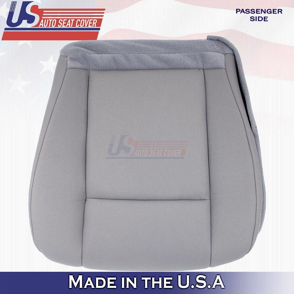 2012 to 2019 For Ford Econoline Van Front Passenger Bottom Cloth Seat Cover Gray