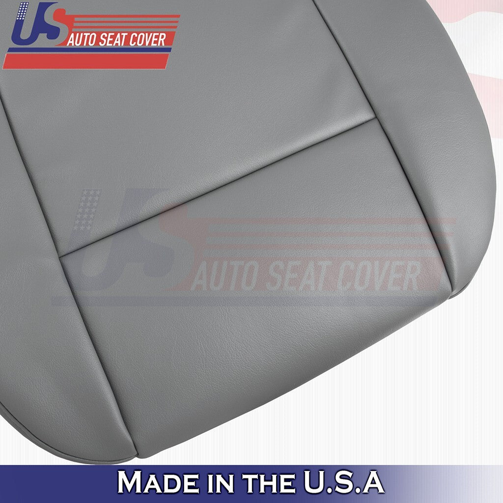2015 to 2020 Fits Ford Transit 250 Van Passenger Bottom Vinyl Seat Cover Gray