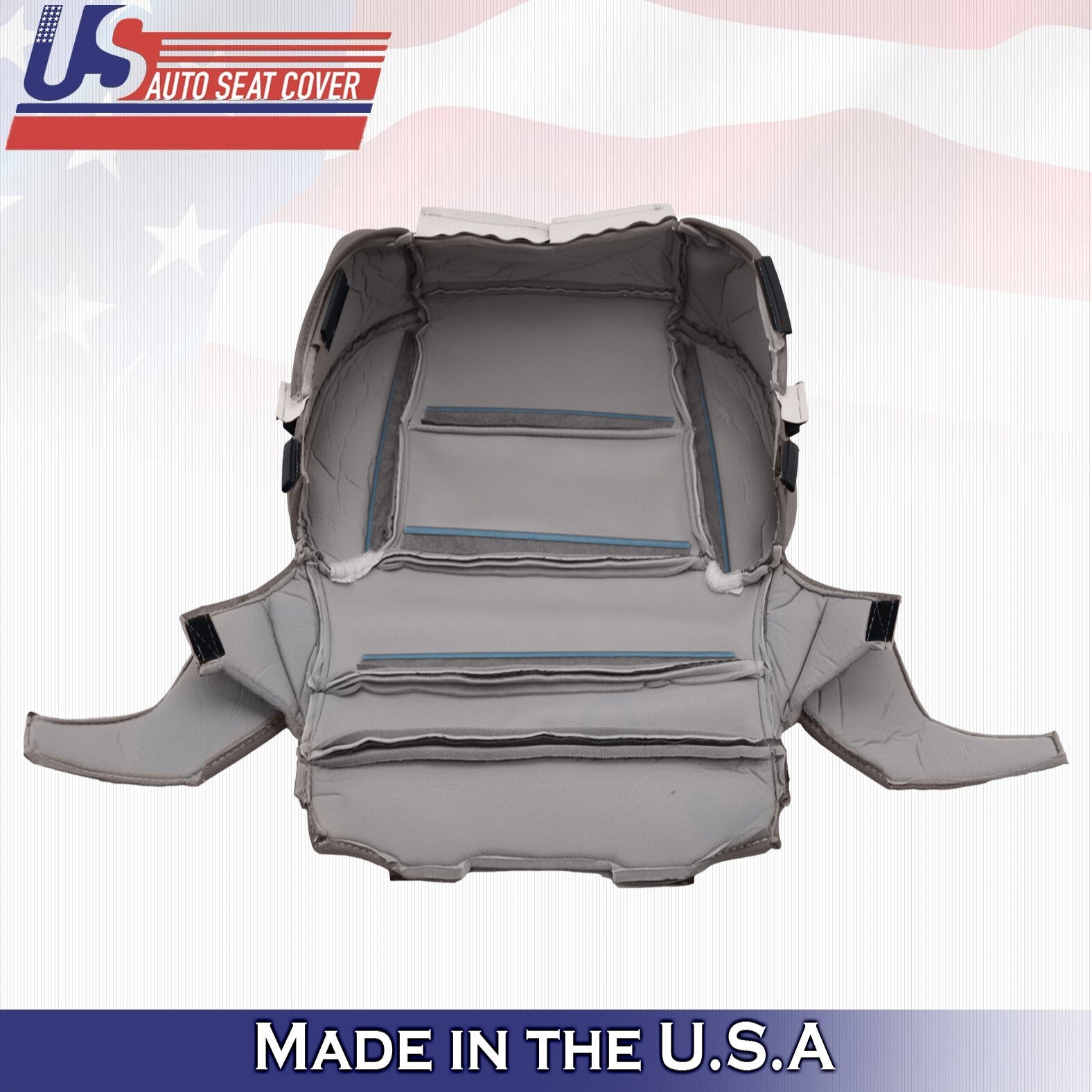 2014 to 2018 Fits Chevy Silverado 1500 Driver Side Bottom Cloth Seat Cover Tan