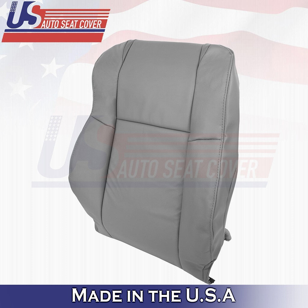 2014 2015 For Toyota Tacoma Passenger Top Genuine Leather Seat Cover Gray