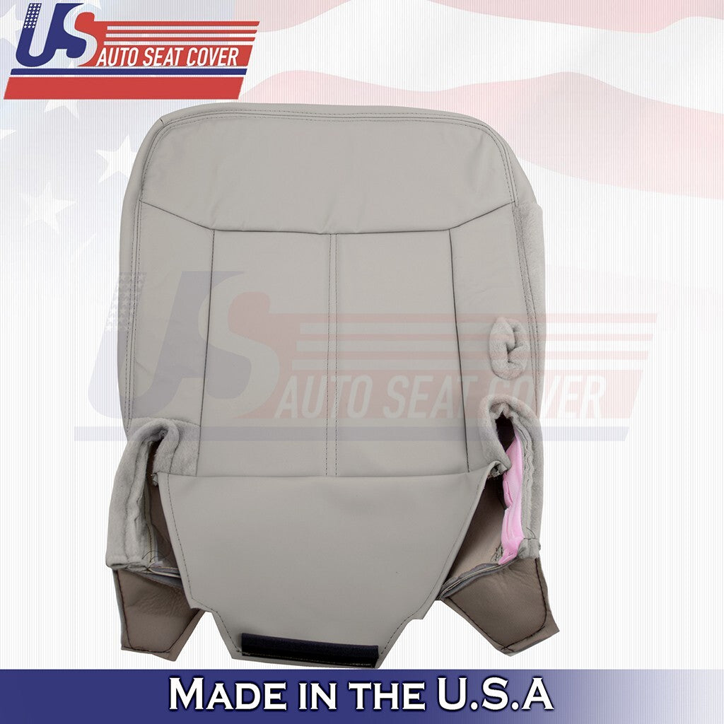 2003-2011 For Lincoln Town Car Driver Passenger Tops Bottoms Leather Cover Gray