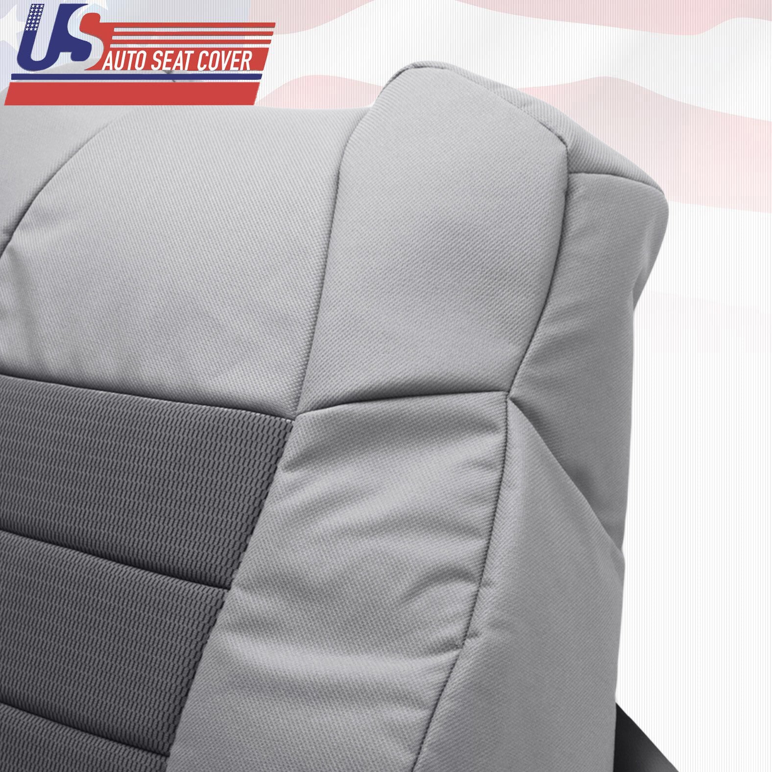2003-2007 Ford F250 XLT Super-Cab X-Cab-Driver Side top Cloth Seat Cover Gray