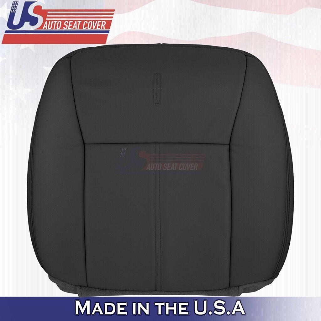 2003 2004 2005 2006 For Lincoln Town Car Passenger Top Bottom Leather Cover Blck