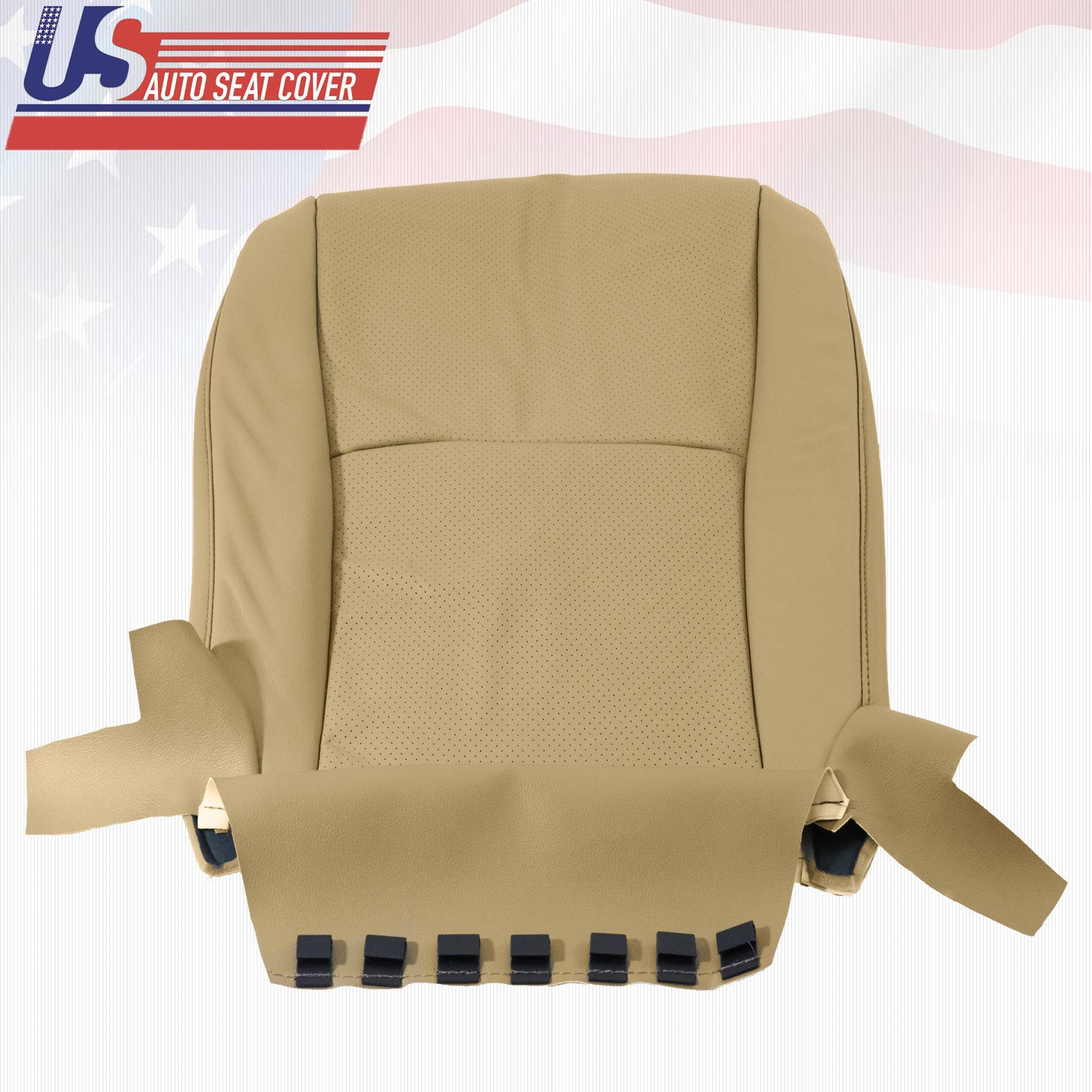 Fits 2004 2005 Highlander Driver/Passenger Bottom Cover Perforated Leather TAN