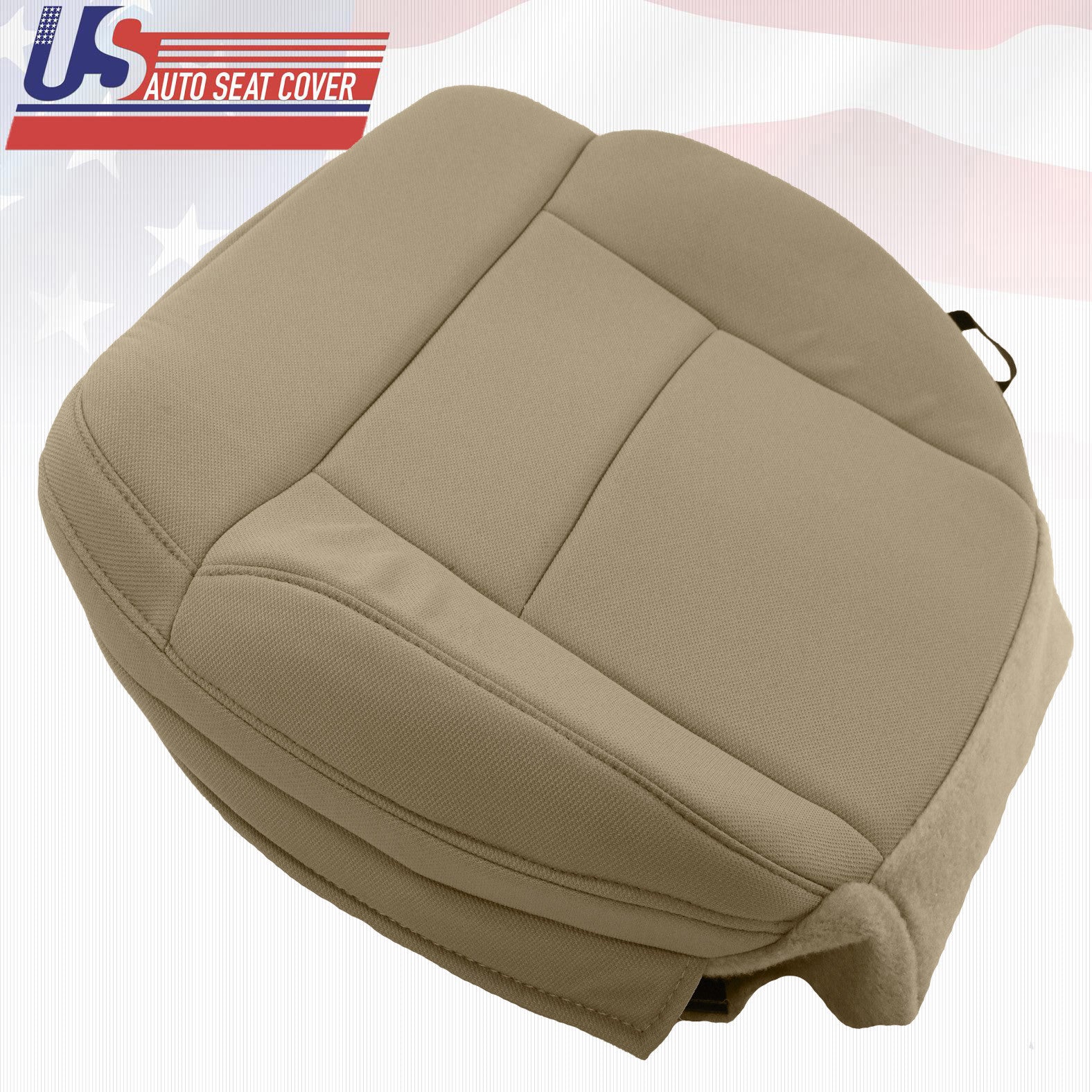 2004 2005 Ford F150 STX XL Driver Bottom Replacement Cloth Seat Cover Pebble Tan