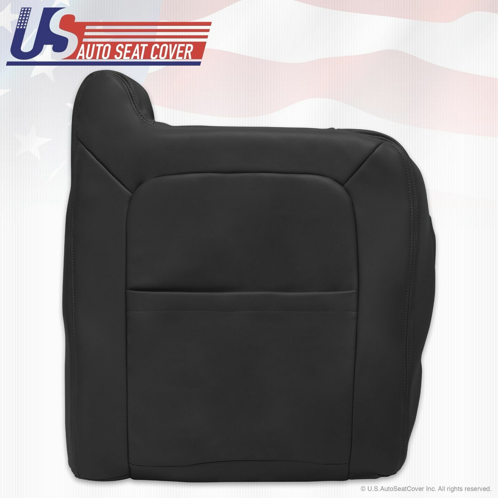 2003 2004 2005 2006 Chevy Avalanche Driver leanback Leather Seat Cover Dark Gray