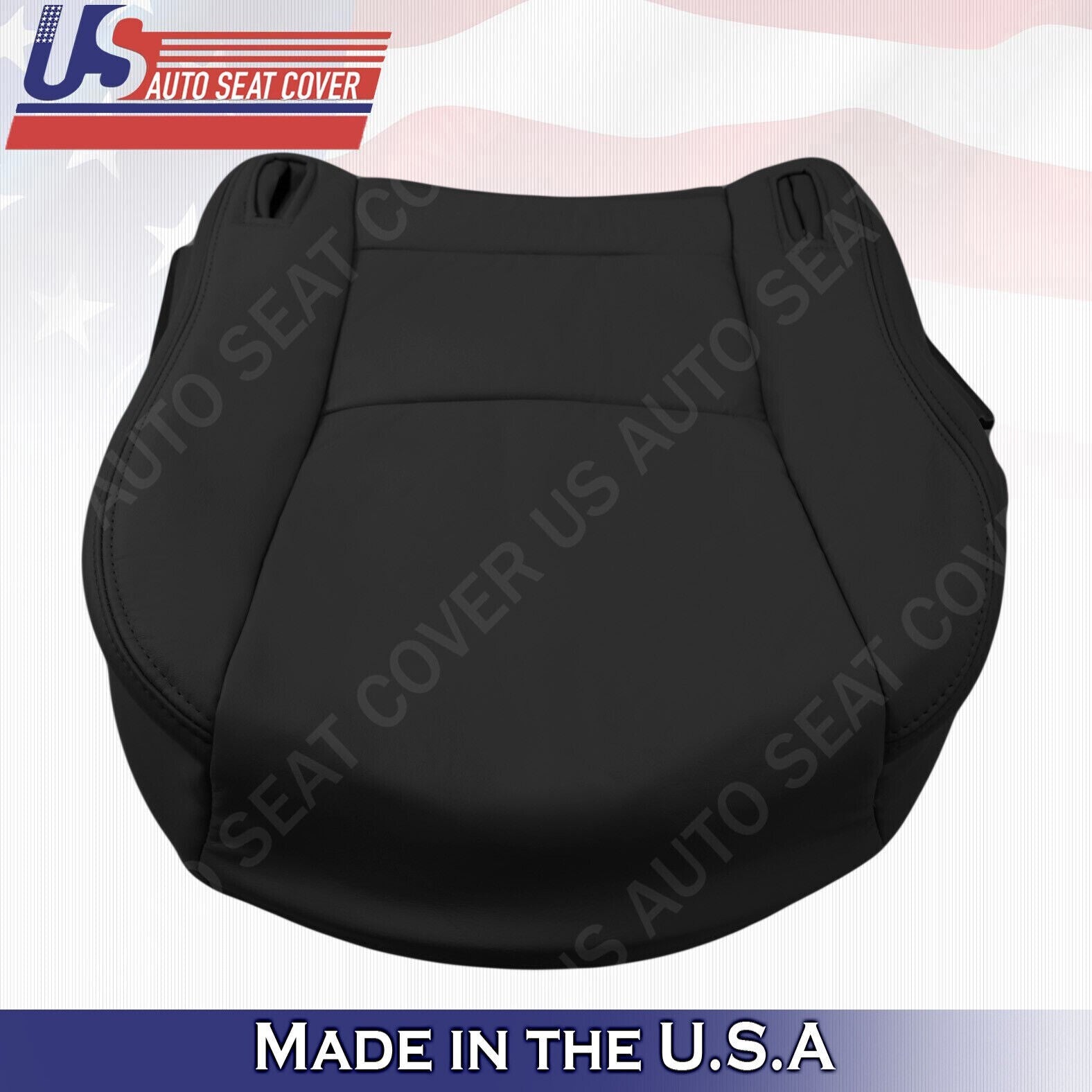 2000 2001 For Lexus ES300 2x Top & 2x Bottom Leather Seat Covers Black