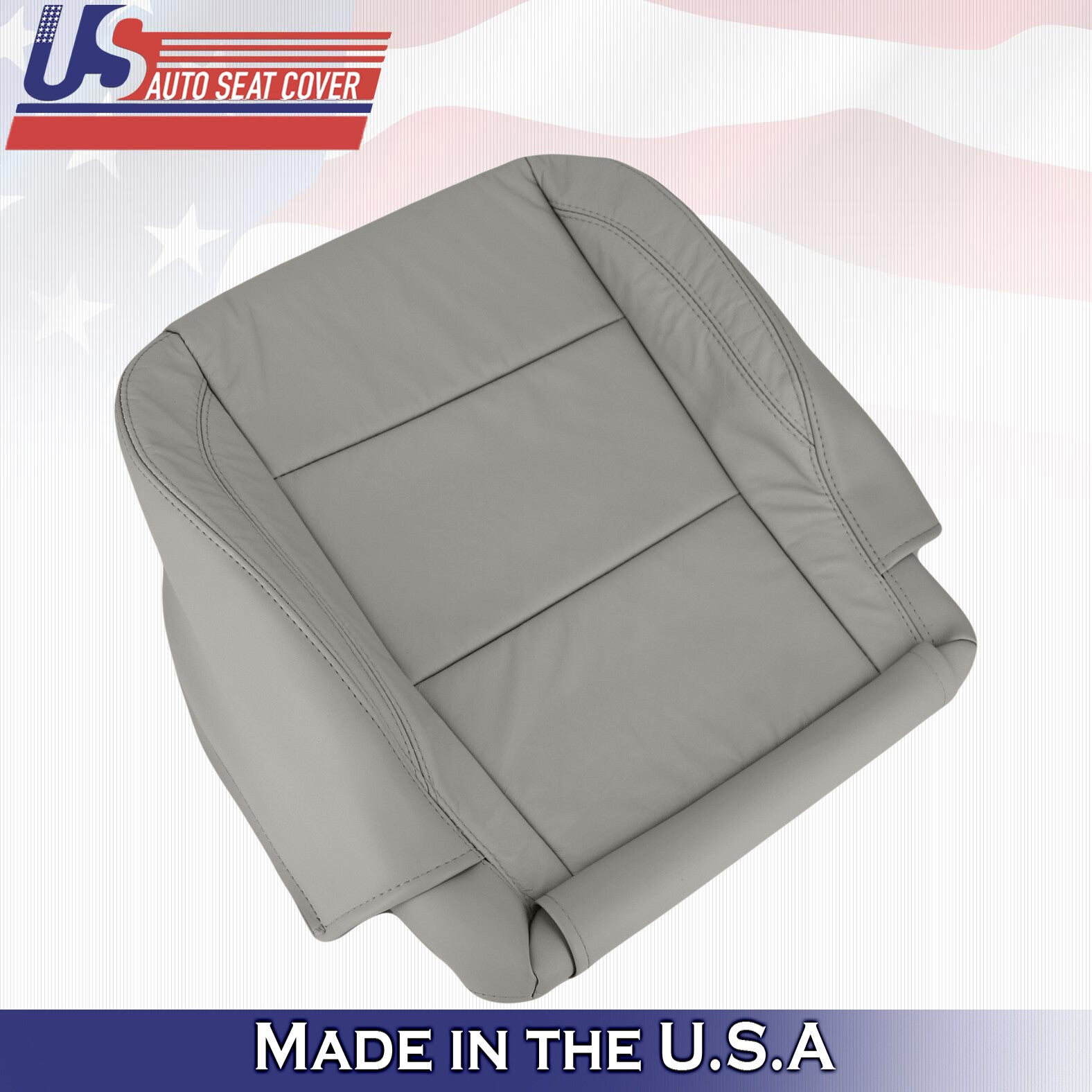 2004 - 2010 For Infinity QX56 Driver & Passenger 2x Bottom Leather Covers Gray