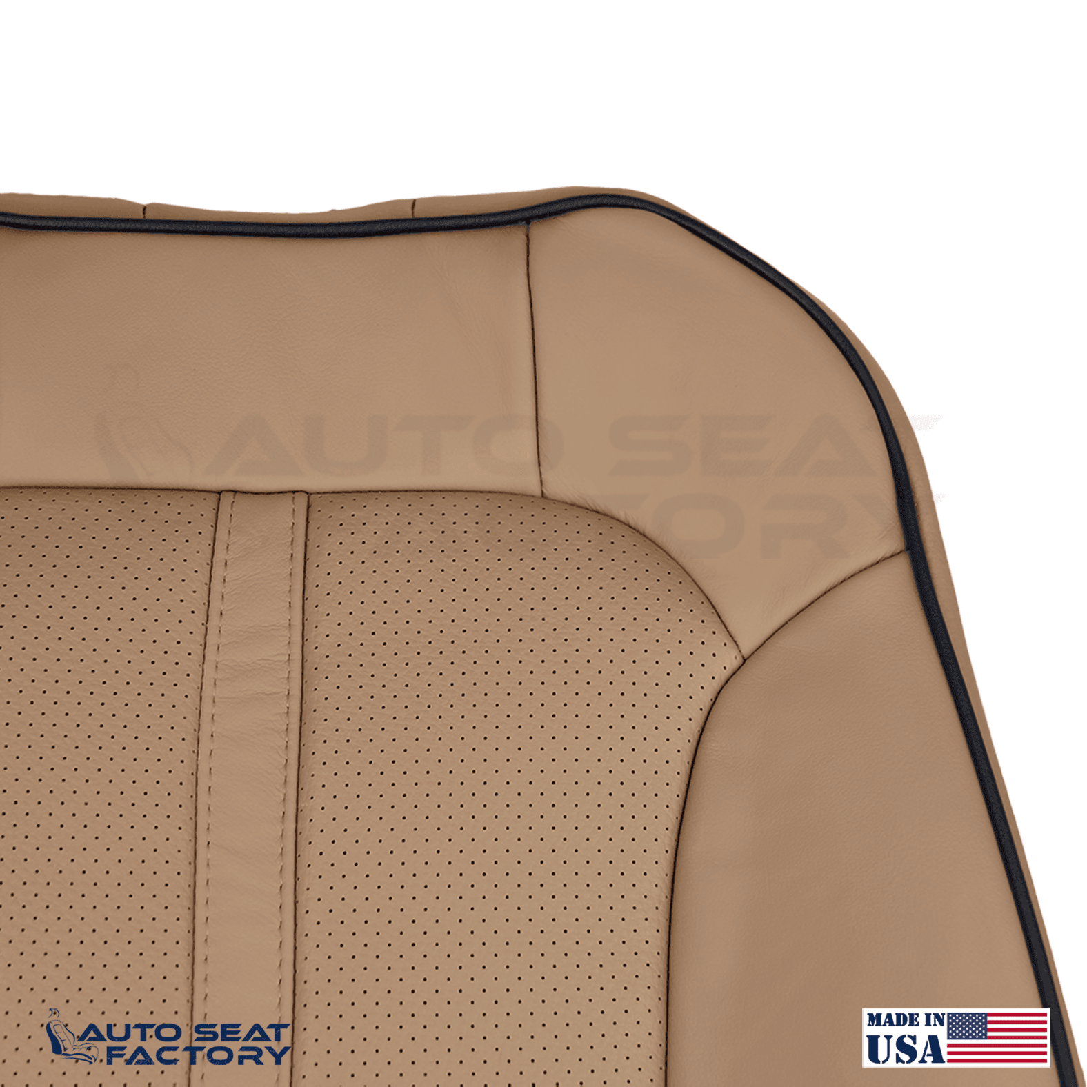 Replacement 2011 -2015 Lincoln MKX Perforated Canyon Vinyl Seat Covers 4PCS