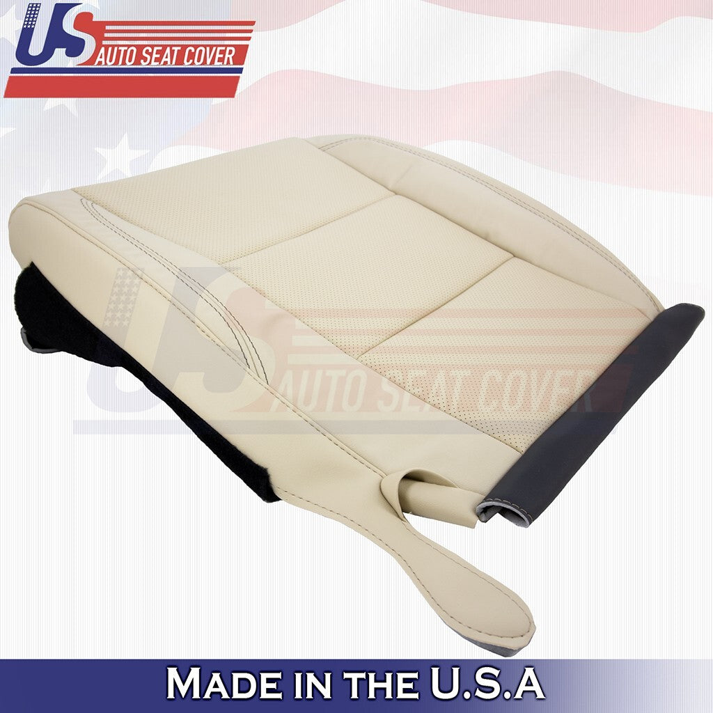 2013 to 2018 Fits Toyota Avalon Driver & Passenger Bottom Leather Seat Cover Tan