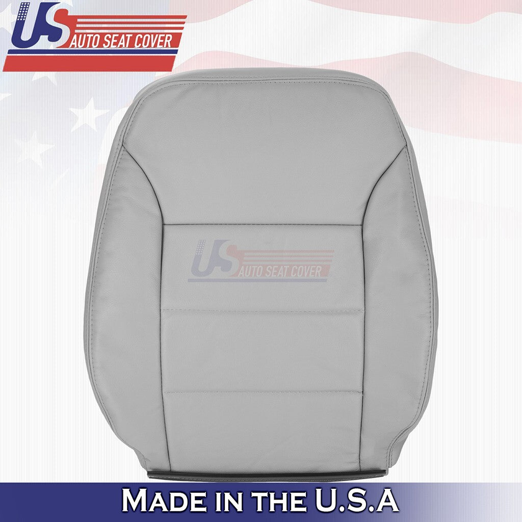 1999 to 2004 For Volkswagen Jetta Driver Bottom & Top Vinyl Seat Cover Gray