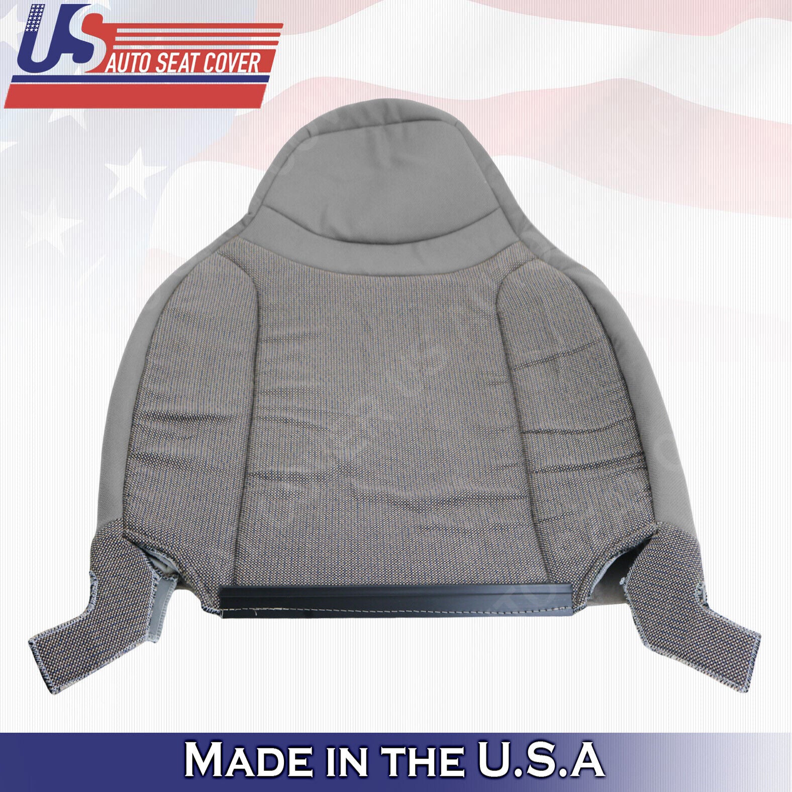 2000 to 2002 Fits Ford Ranger XL XLT Passenger top cloth Seat cover in Gray