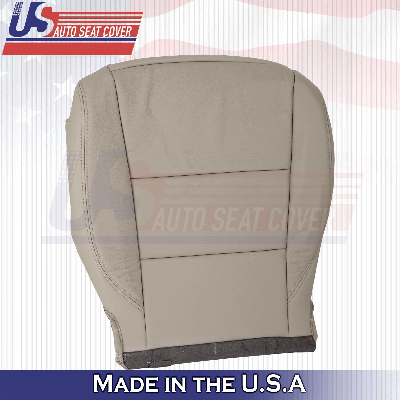 2017 to 2020 Fits Toyota Sienna Driver Side Bottom Leather Seat Cover Tan
