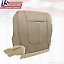2015 2016 Ford F350 Lariat Driver Side Bottom Perforated Leather Seat Cover TAN