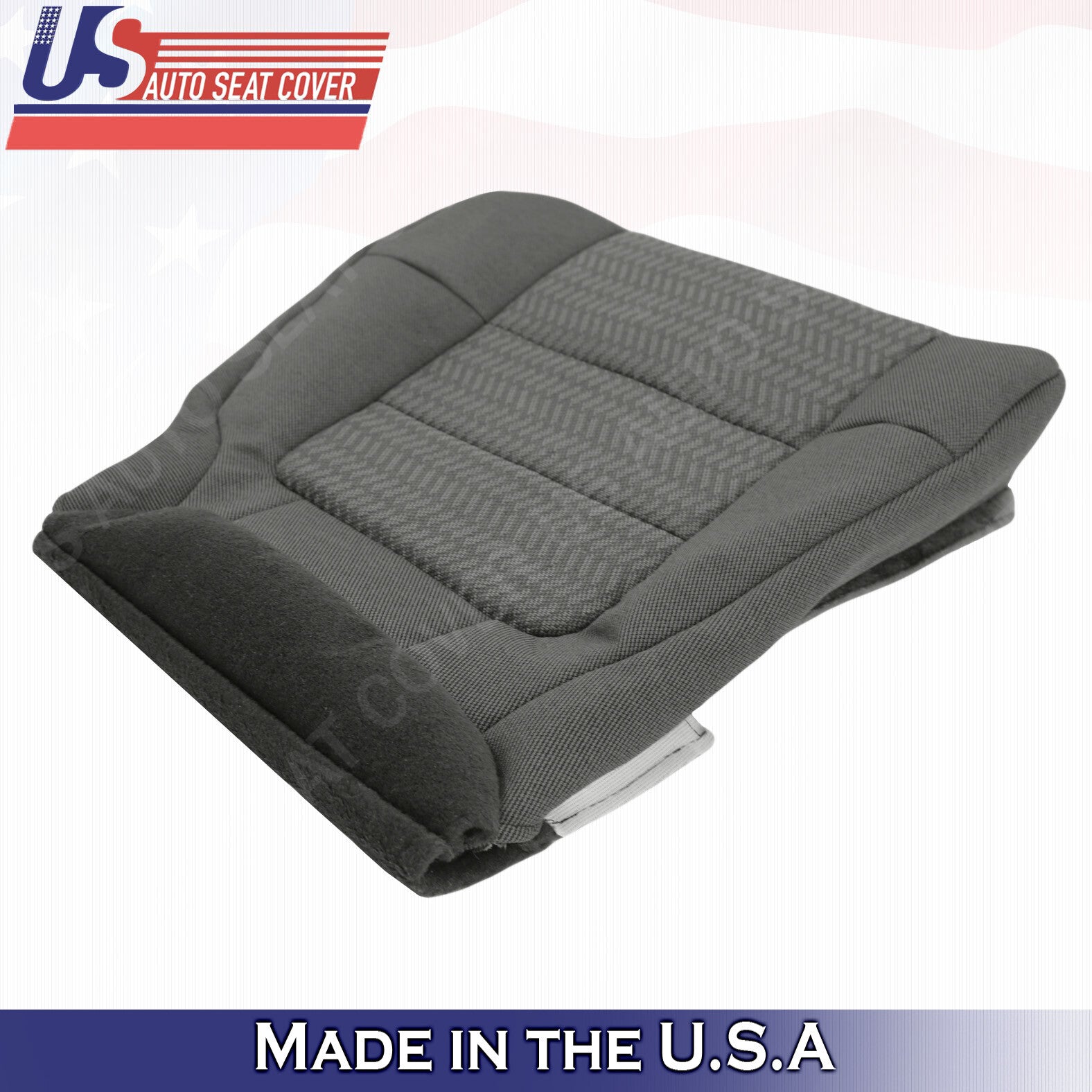 2001 2002 Ford F150 Quad Cab X-Cab Driver Bottom Cloth Dark Gray Seat Cover