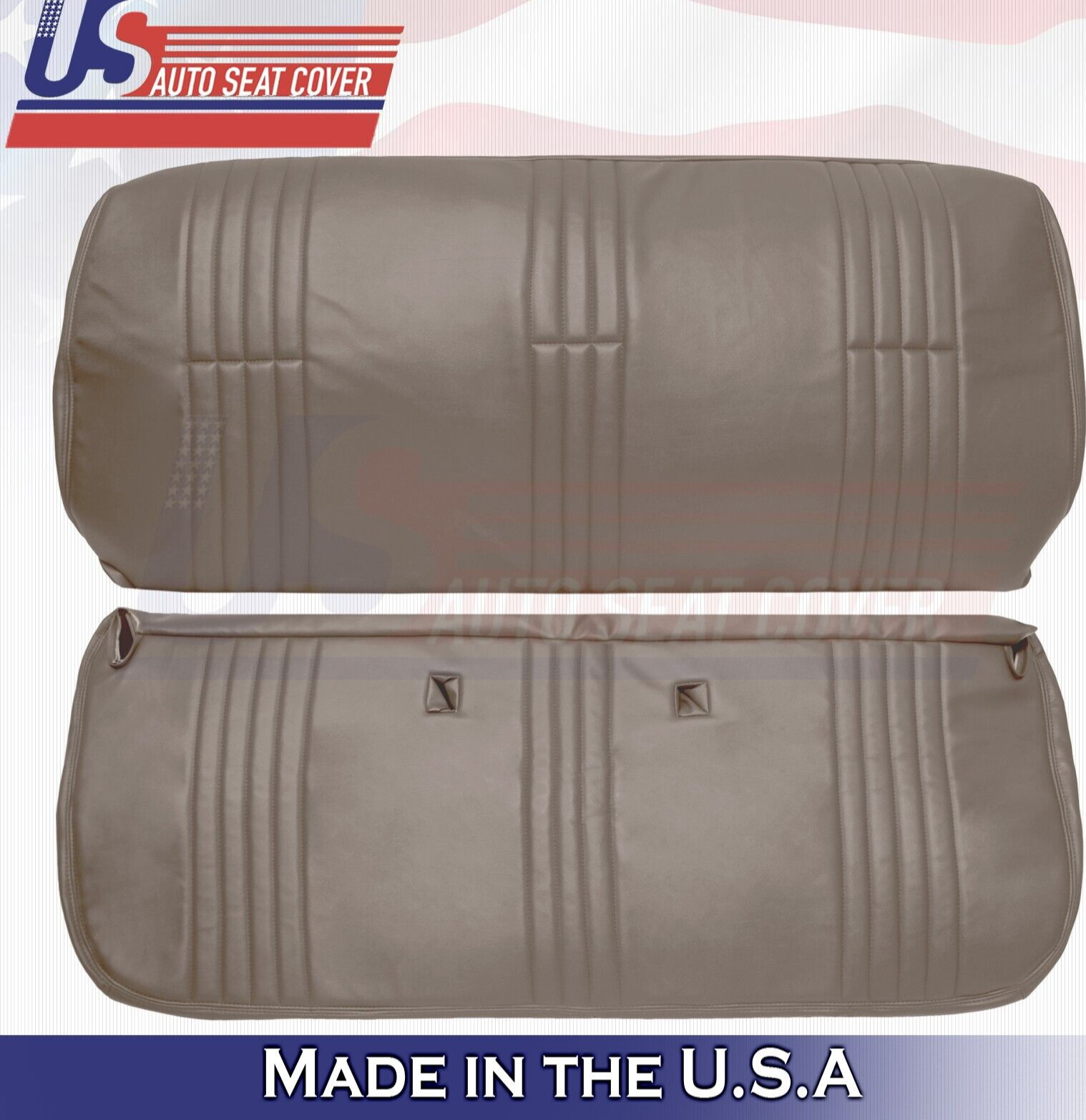 1997 For GMC Sierra C/K 1500 2500 3500 Top & Bottom Bench Vinyl Seat Covers Tan