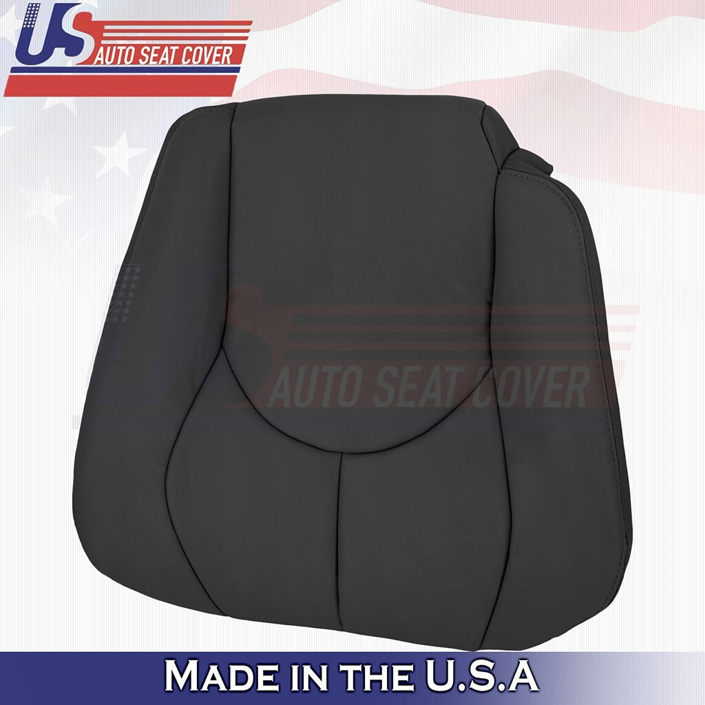 1996 to 2002 For Mercedes Benz SL500 SL600 Driver Top Leather Seat Cover Black