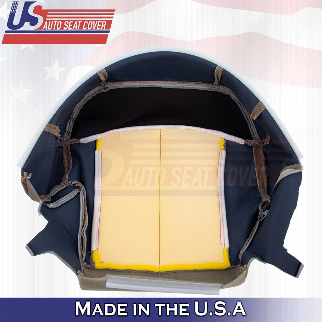 1999 For Chevy Silverado Driver Top/Bottom/Headrest/Armrest Cloth Cover Dk Tan