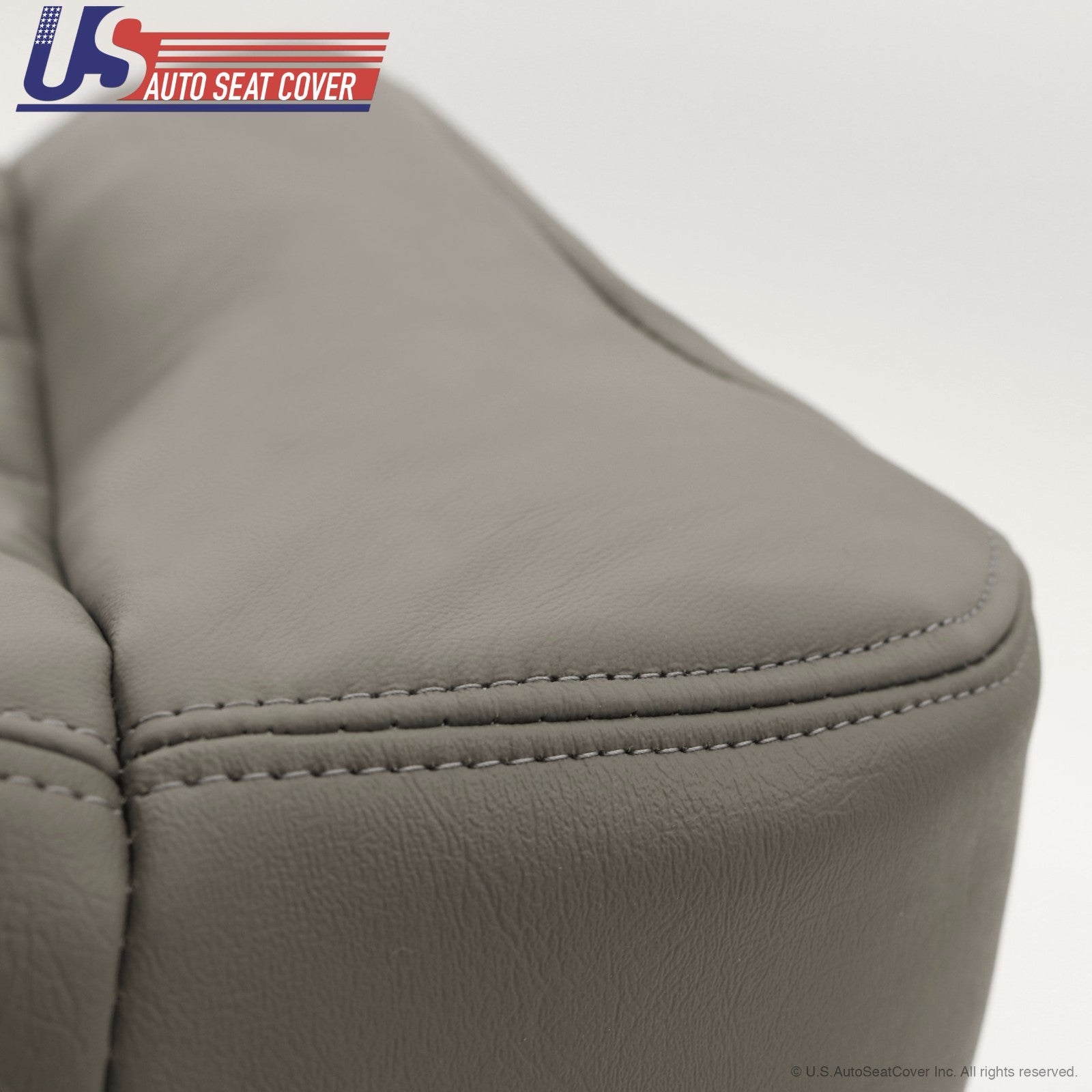 2003 Hummer H2 Driver Bottom-Lean Back-Armrest Synthetic Leather Cover Gray