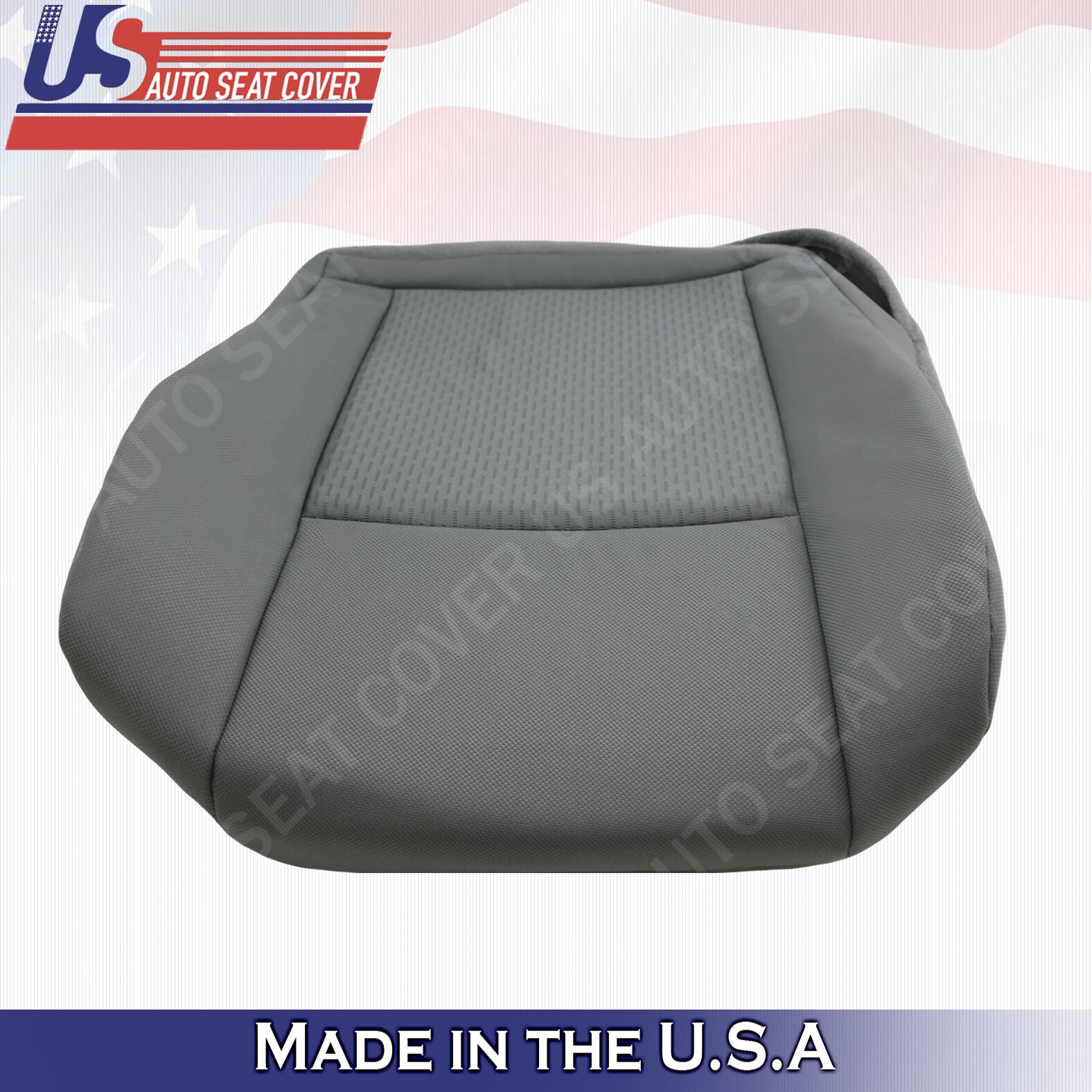 2009 to 2019 Fits Ford E150 E250 Van Passenger Bottom Cloth Cover Flint Gray