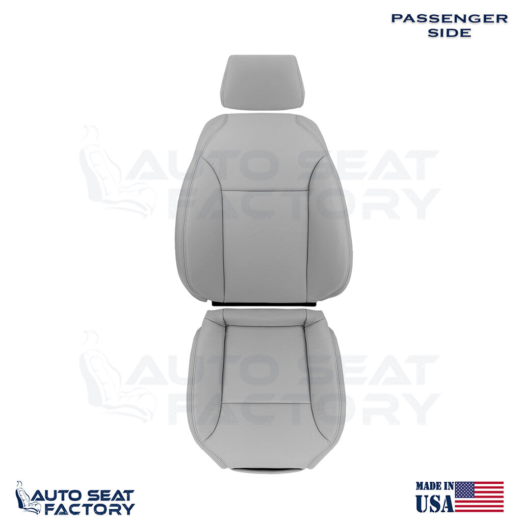 Replacement Fits 2004 - 2009 Saab 9-3 Driver Passenger Gray Vinyl Seat Covers