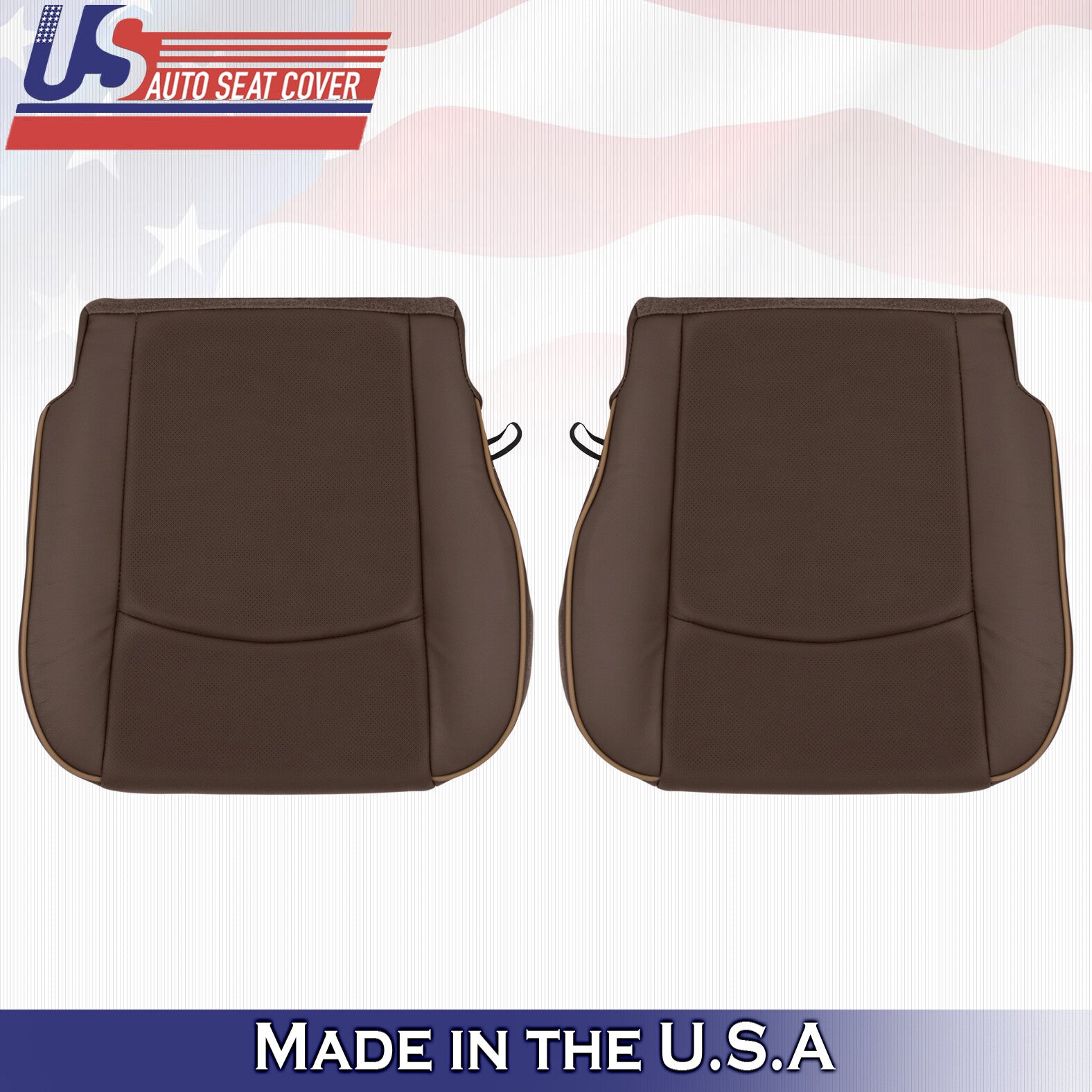 2009 to 2018 For Dodge Ram Limited Driver Passenger Bottom Leather Seat Covers