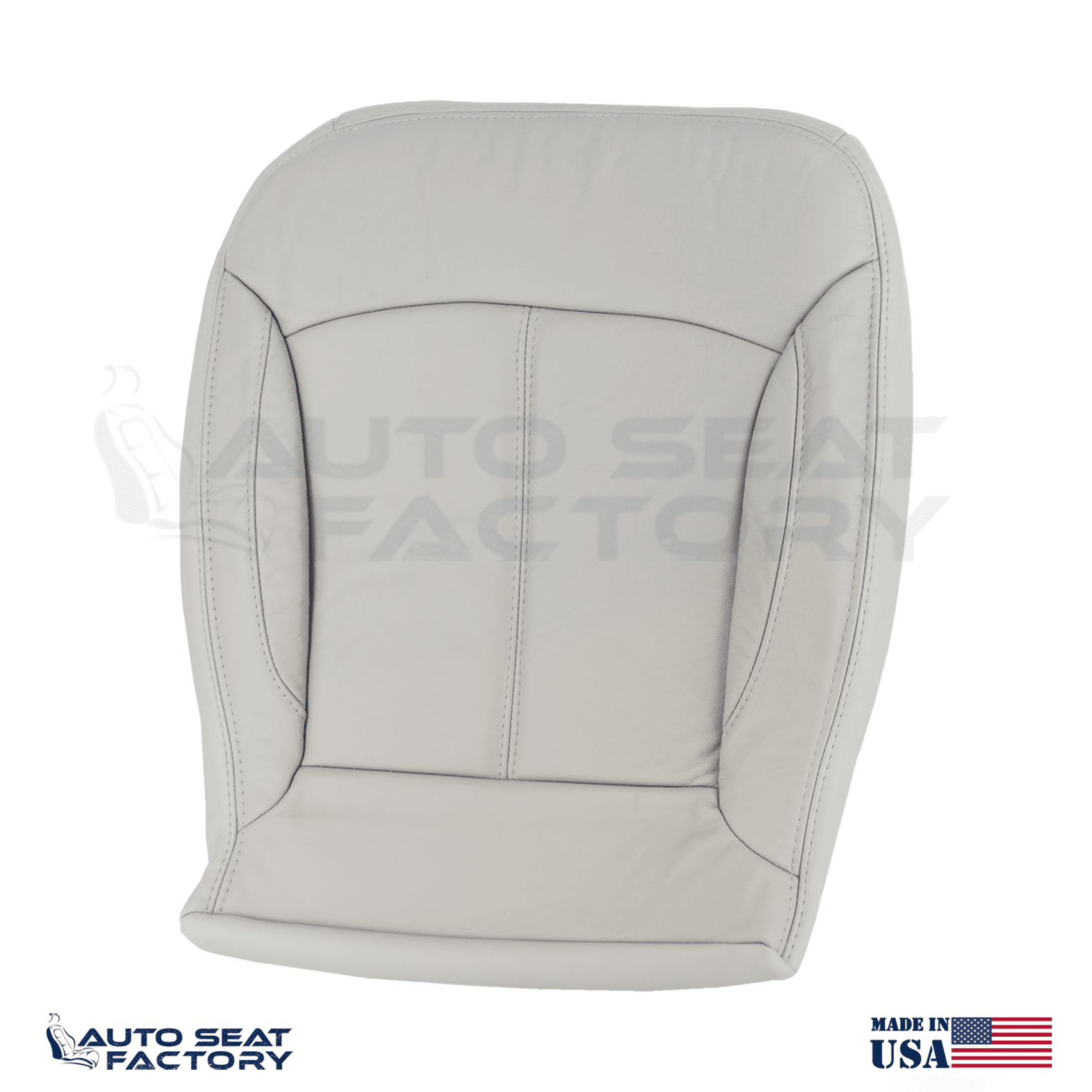 For 2010 -2013 Buick LaCrosse Left & Right Bottom SOLID Gray Leather Seat Covers