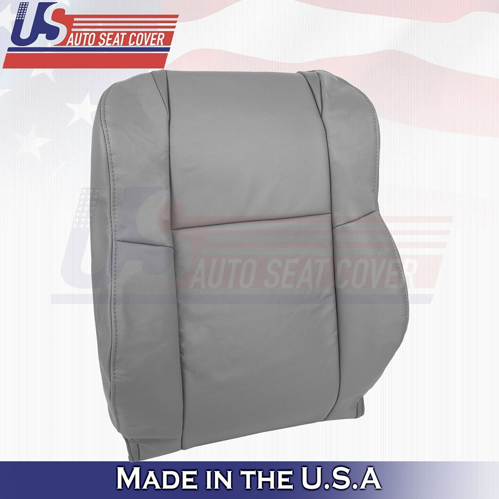 2014 2015 For Toyota Tacoma Passenger Top Genuine Leather Seat Cover Gray