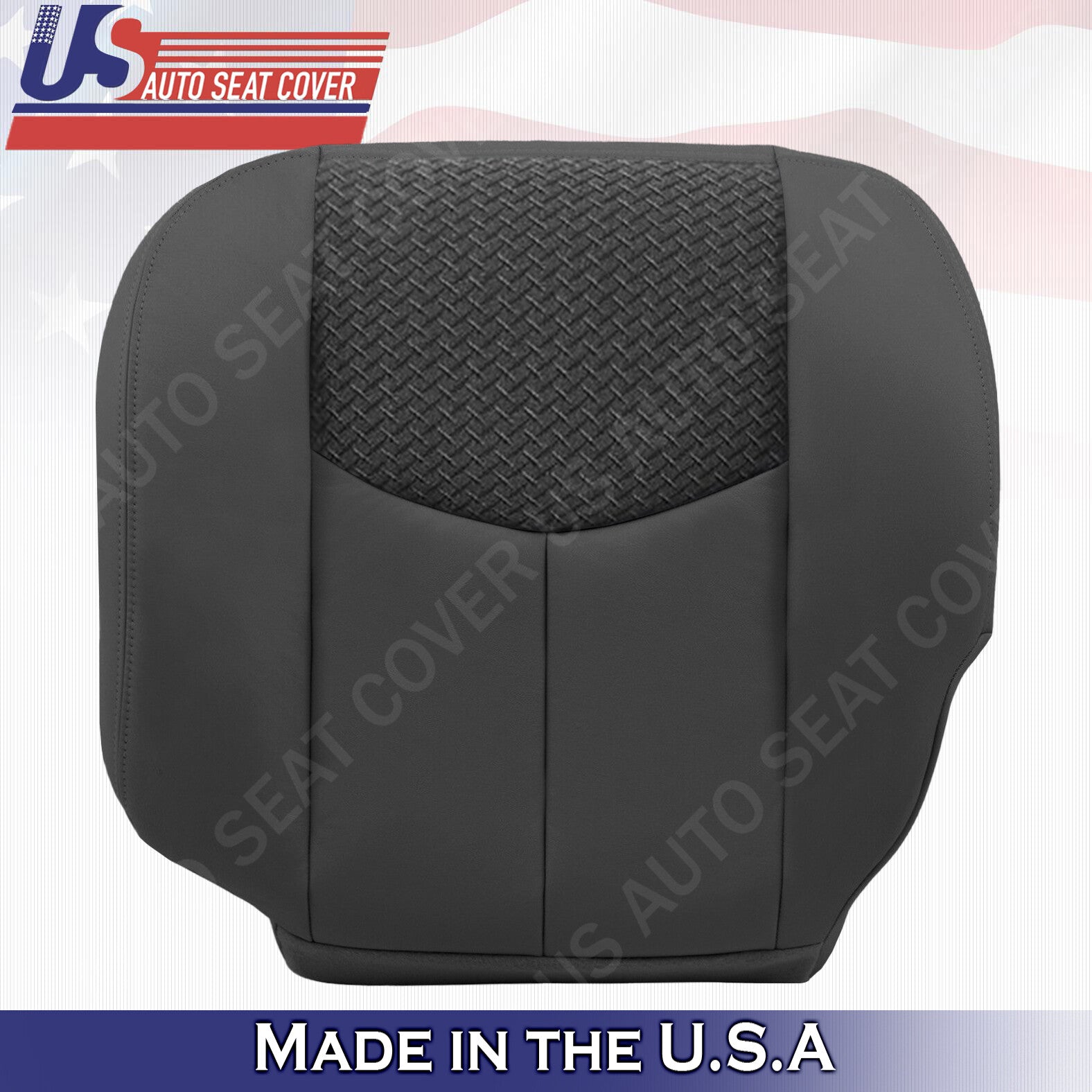 2003 2004 2005 2006 Chevy Avalanche Driver Passenger Leather/Cloth Cover Graphte