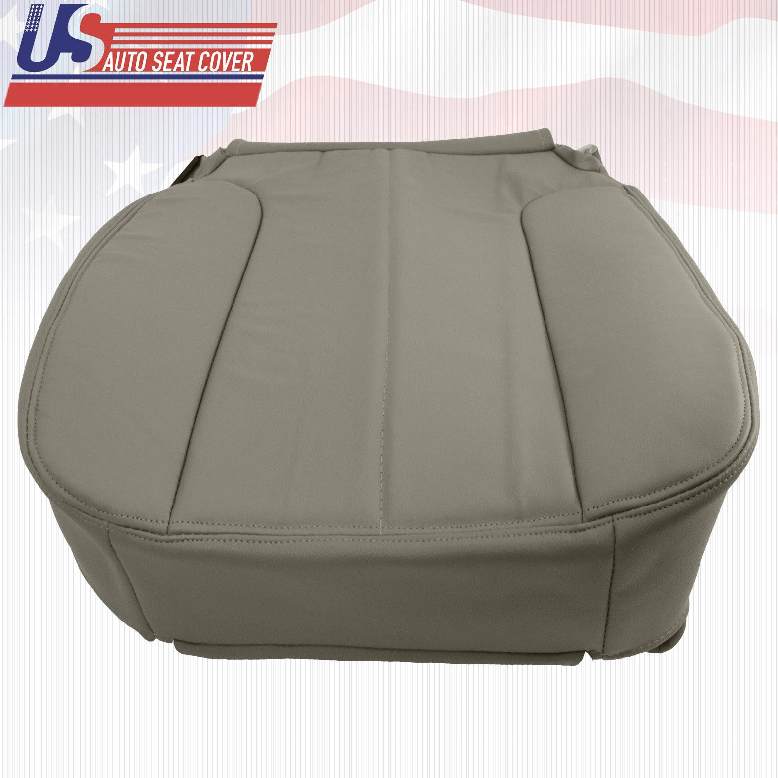 2002 For Dodge Ram 1500 SLT Leather Replacement Tan Seat Cover-Driver Bottom