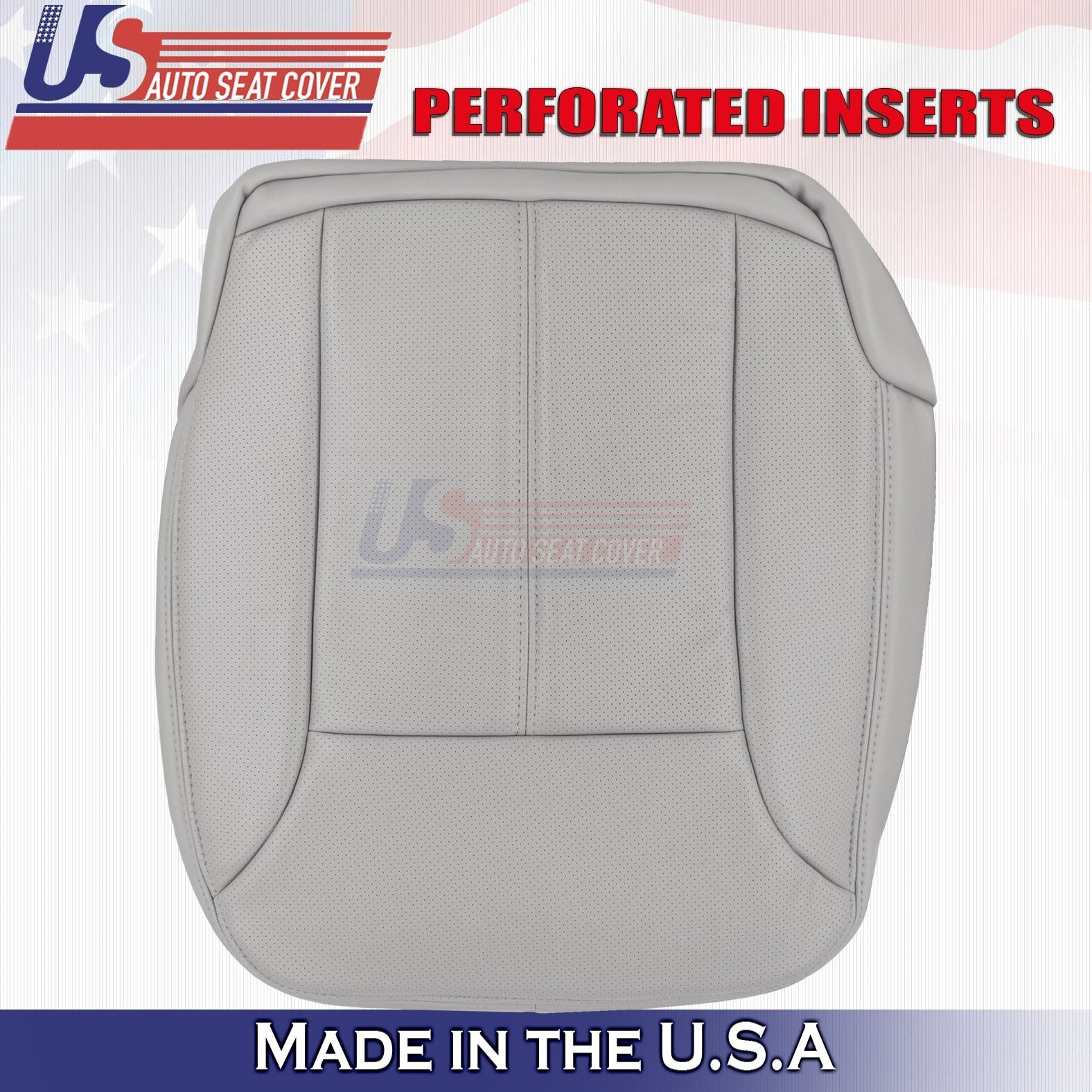 2007 to 2012 For Mercedes GL350 GL450 Passenger Top & Bottom Leather Covers Gray
