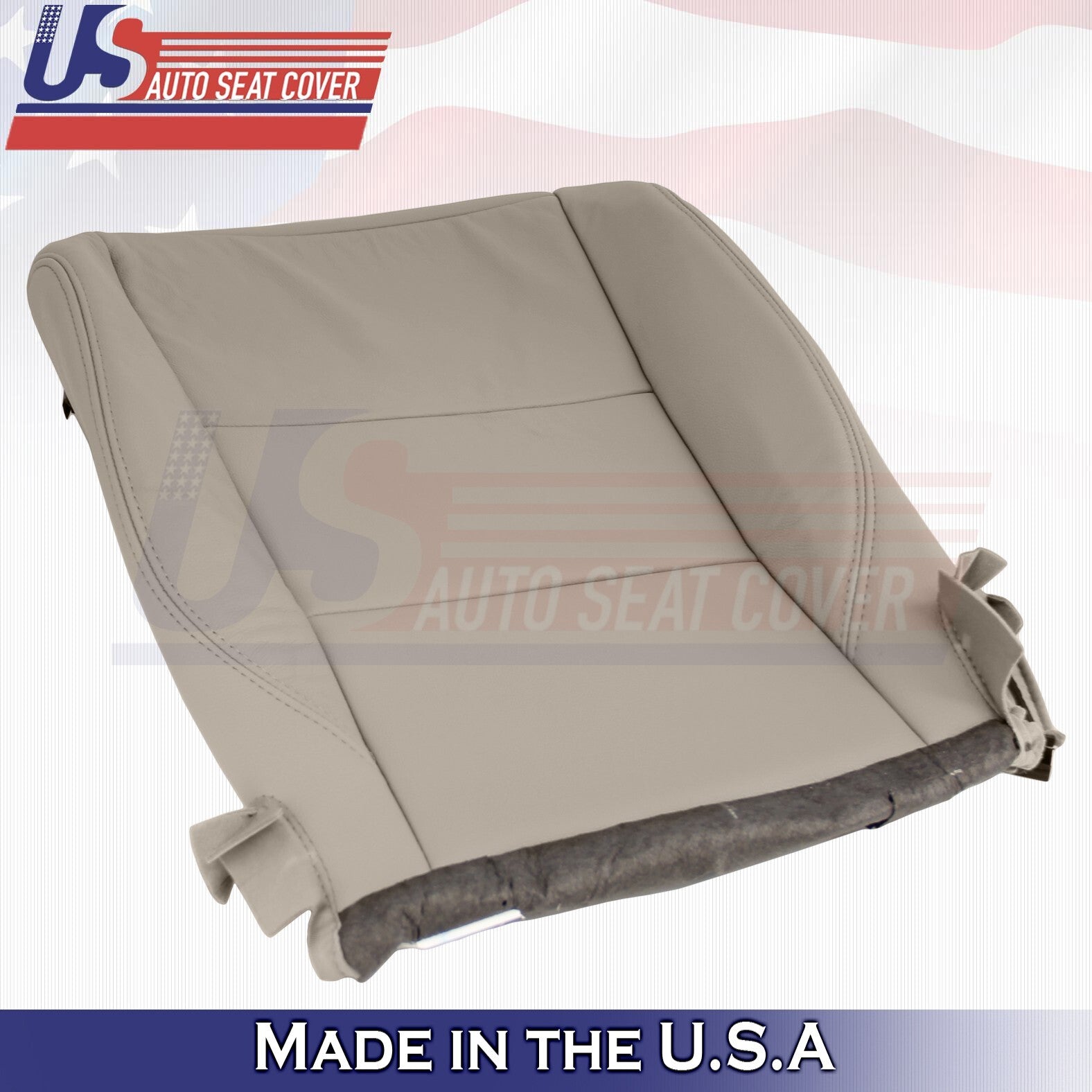 2017 to 2020 Fits Toyota Sienna PASSENGER Bottom Leather Seat Cover Tan
